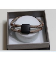 Biolife Army Sport Ion Personalized Braided 2 Rope Bracelet Elastic Fiber